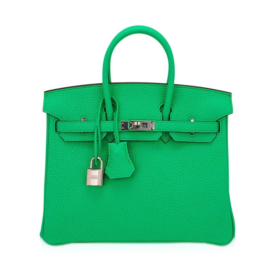 HERMES Birkin 30 Bamboo Green Togo: A Bold Expression of Timeless Luxury