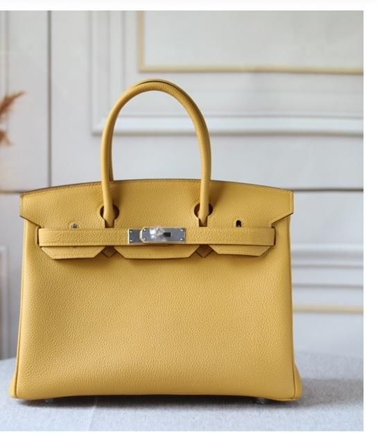 HERMES Birkin 30 Jaune Ambre: A Timeless Luxury Handbag Crafted for Elegance